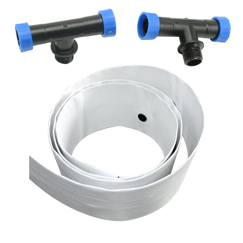 Harmony PE Layflat Hose with Pre-holed Holes 0.6bar Pressure Recyclable Drip Irrigation System for Agricultural Garden Watering