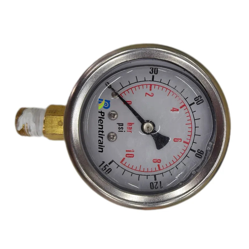 Stainless Steel 304 Material High Accuracy ISO 9261 Certified 1/4'' Size High Pressure No Leak Liquid Water Filled Pressure