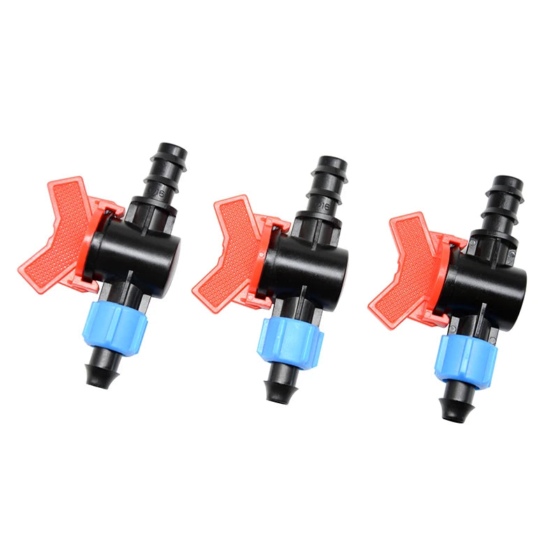 Drip Tape Connector Irrigation Coupling Plastic 16mm Mini Valve and Fittings