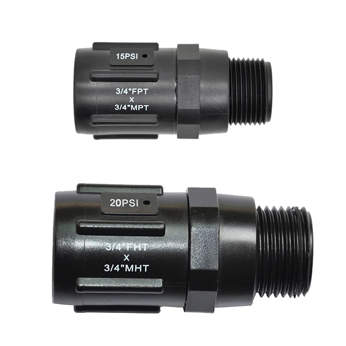 Low Flow Pressure Regulator 3/4 Inch Agricultural Pipe Pressure Regulator Valve Water for Drip Irrigation
