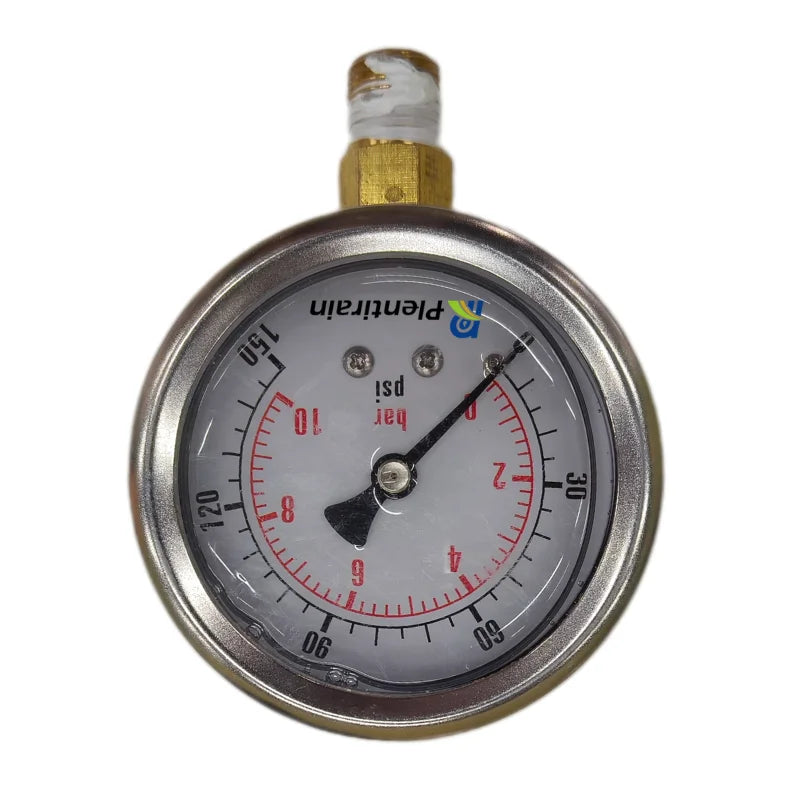 Stainless Steel 304 Material High Accuracy ISO 9261 Certified 1/4'' Size High Pressure No Leak Liquid Water Filled Pressure