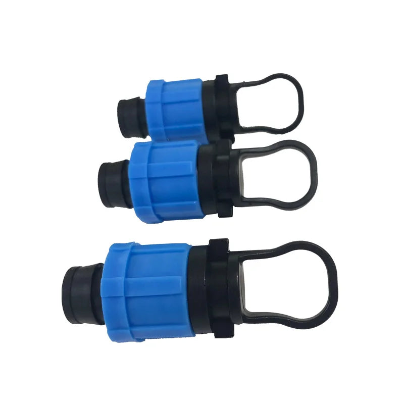 16mm Drip Tape Connector Lock End Plugs Drip Irrigation Tape Accessories End Line Plug