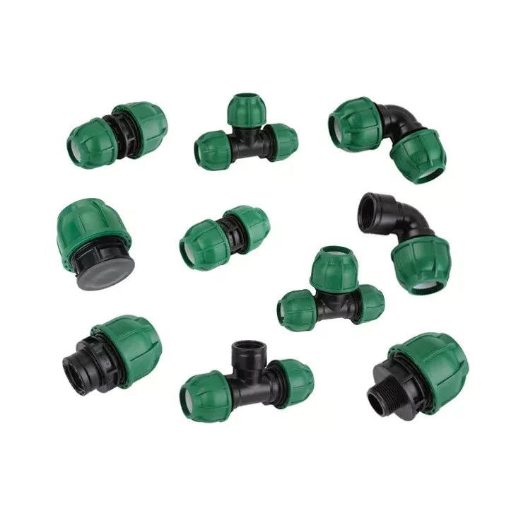 Pipe Coupling HDPE PP Compression Fittings Wholesale Male Threaded Coupling