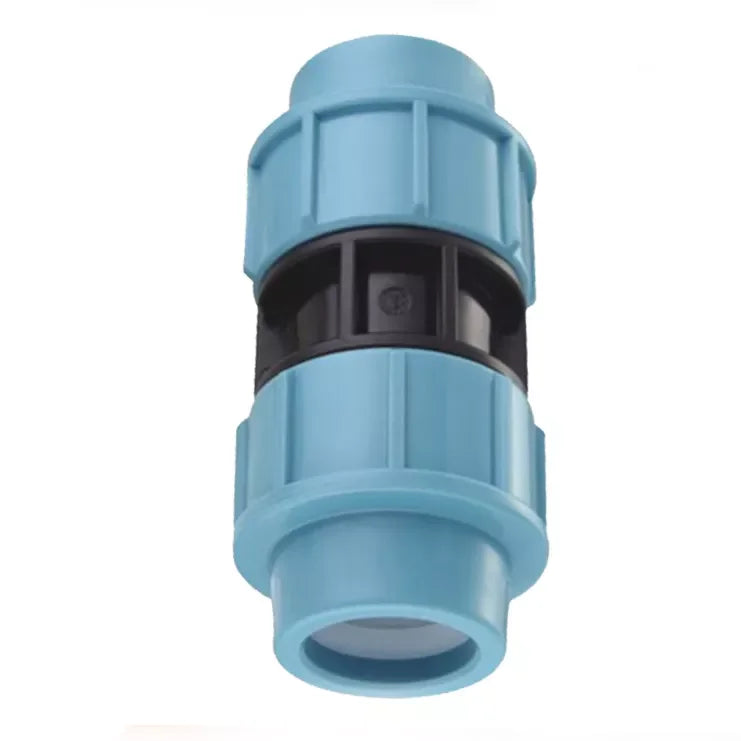 Plentirain PP Compression Fittings PN16 Quick Connector Straight Coupling for Water Supply