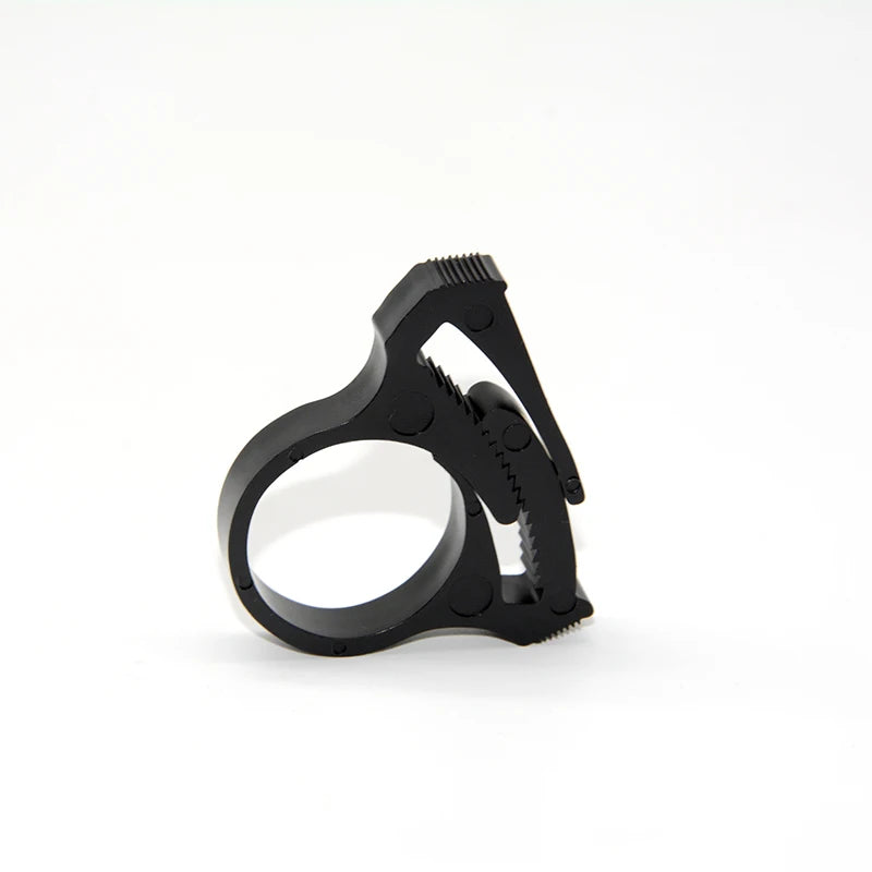 Plastic Irrigation Pipe Clamp Toothed Jaw Plastic Ratchet Plastic Clip