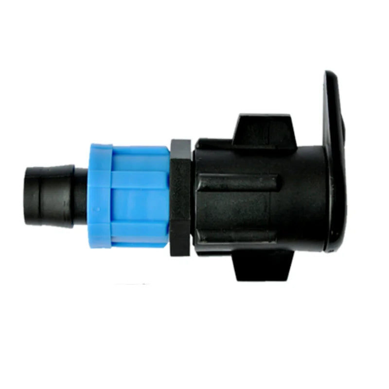 16 mm Flat Dripper Water Saving Drip Irrigation System Repeated Use Plastic Drip Tape Fittings and Accessory for Greenhouse