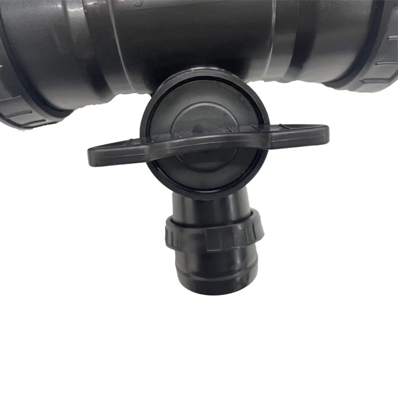 High Pressure Plastic PVC Pipe Fitting Reducer Cross 75mm 40mm Black for Plumbing Irrigation Plentirain Brand Water Drainage