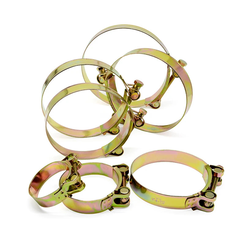 Agricultural Greenhouse Irrigation Water Rain Hose Clamp Accessories Steel Metal Clip and Rubber Ring for Efficient Irrigation