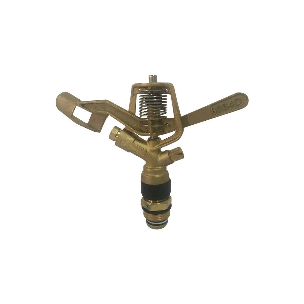 High Quality Stock 3/4" Male NPT Agriculture Garden Irrigation Impulse Water Brass Sprinklers
