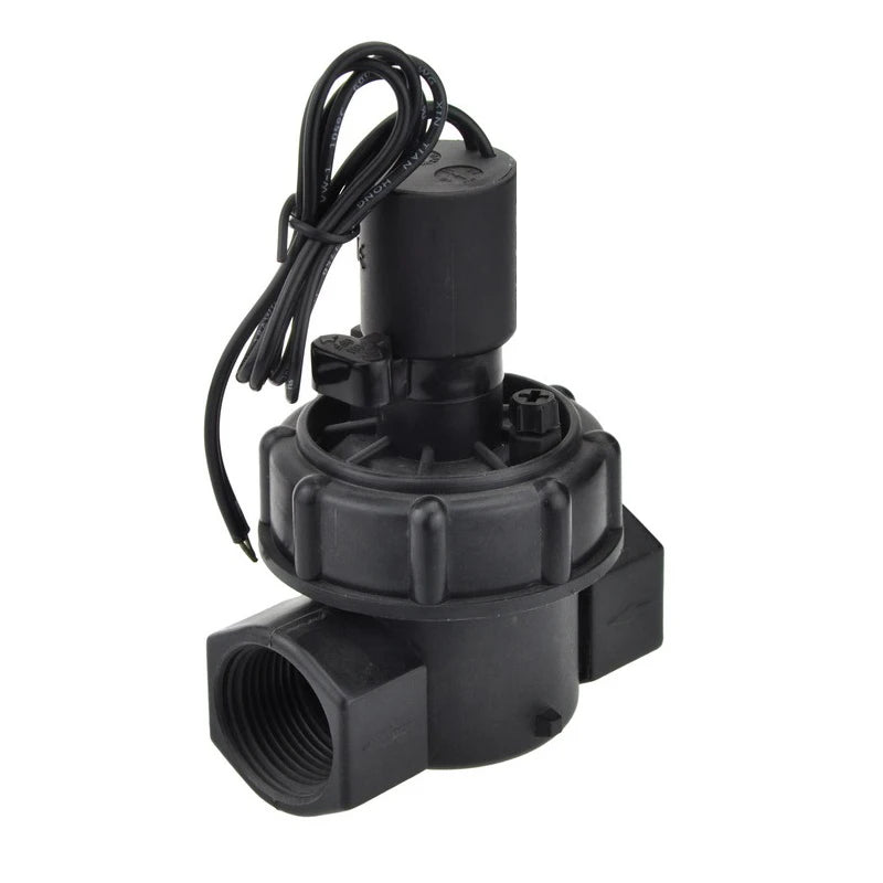 Plentirain 3/4 Inch Plastic NYLON Solenoid Valve with Flow for Business Irrigation