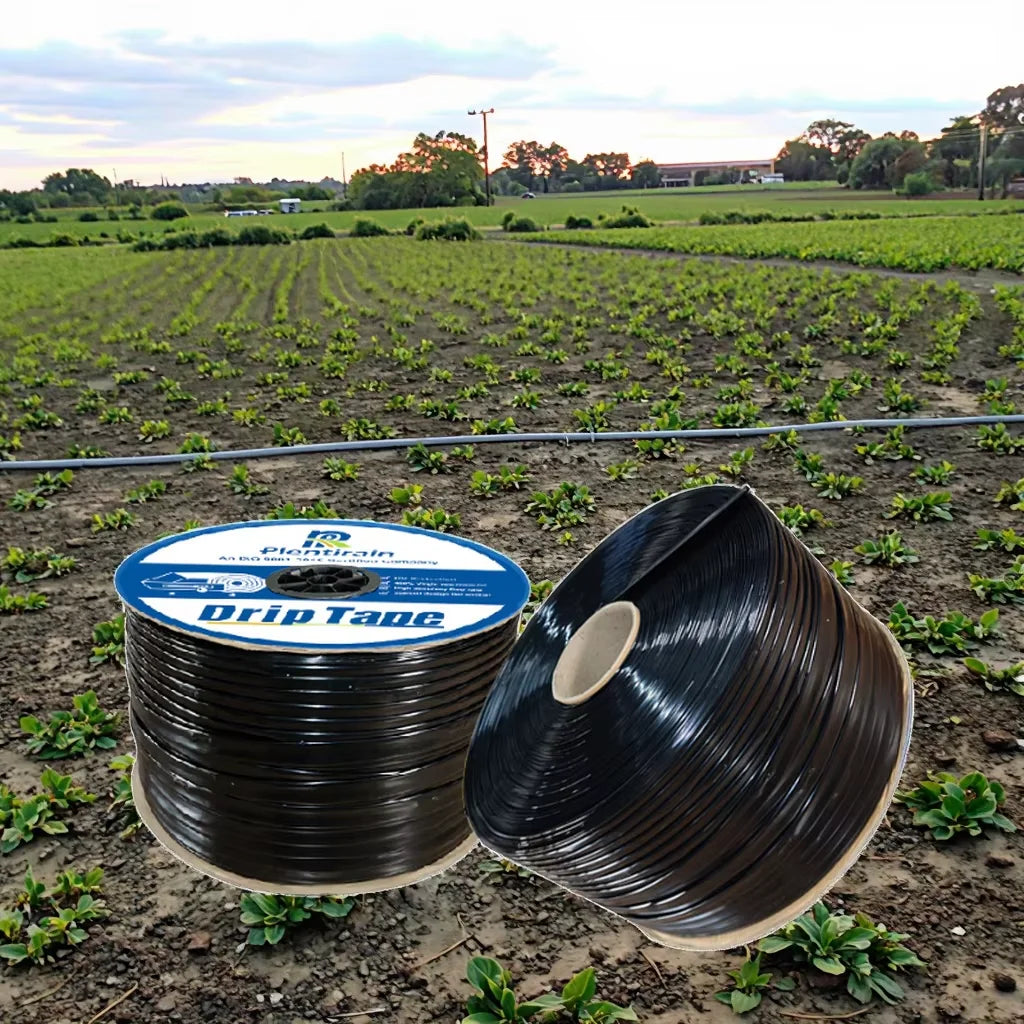 High Quality 16mm Plastic Drip Tape Agriculture Drip Irrigation System Kit with Inner Flat Dripper Rolling Packing