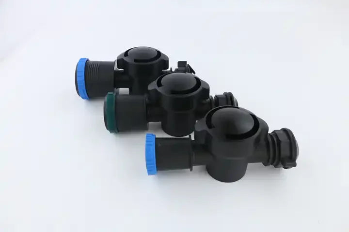 花园浇水灌溉控制器排放阀雨水喷洒胶带通过通道阀放置扁平软管配件配件
