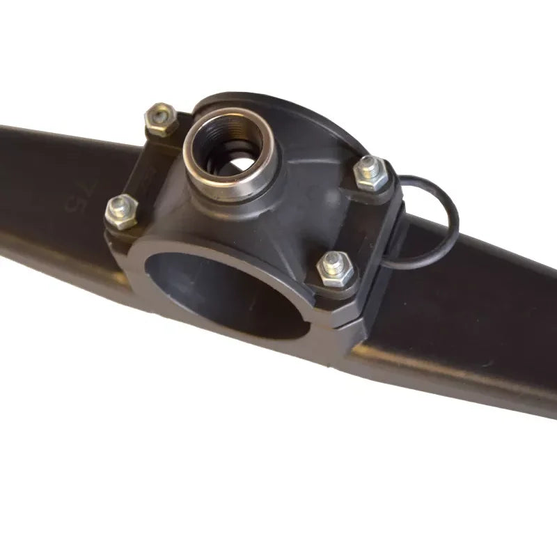 Pipe Clamp Saddle Female Saddle Base Plastic pp Clamp Saddle for Water Supply and Irrigation