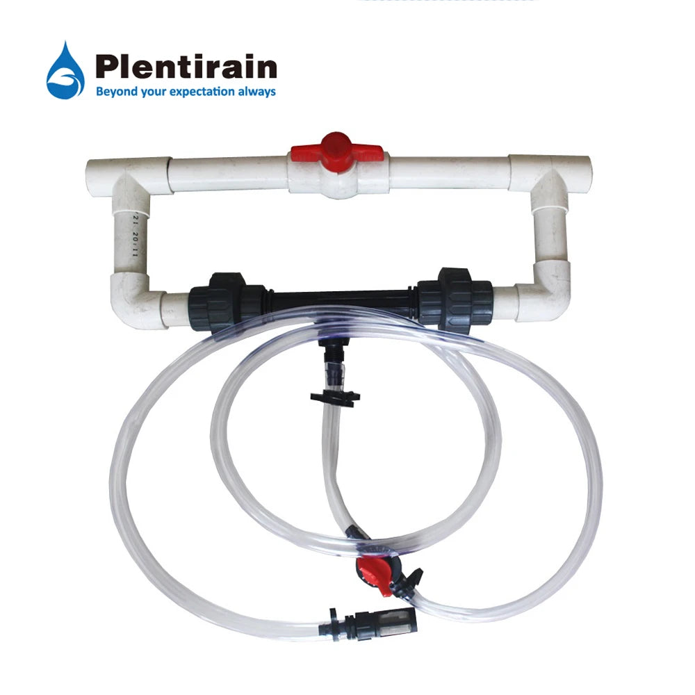 1/2 Inch Plastic Venturi Injector for Fertilizer Device Durable and High Efficiency for Greenhouse and Water Hose Irrigation