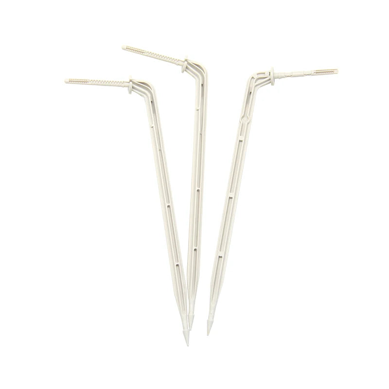 15cm Long Bend Arrow Dripper 2.0L/H Flow Rate Plastic Garden Irrigation for Farm Greenhouse for Tomatoes Strawberries Water Hose
