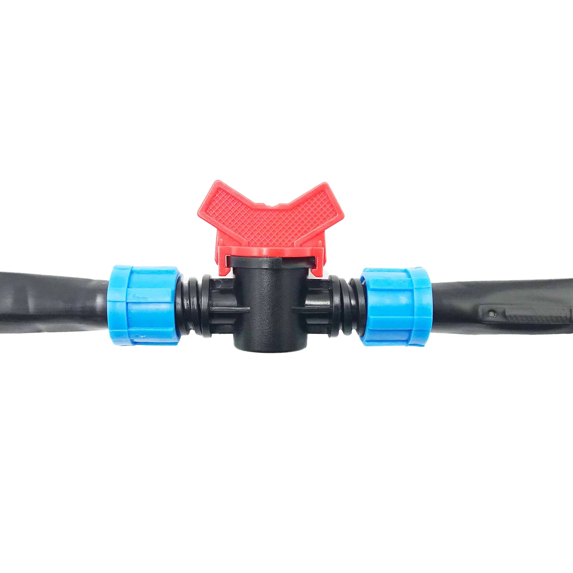 Agriculture Drip Irrigation Tape Fitting Plastic Dn17 Tape Valve Lock for Layflat Hose