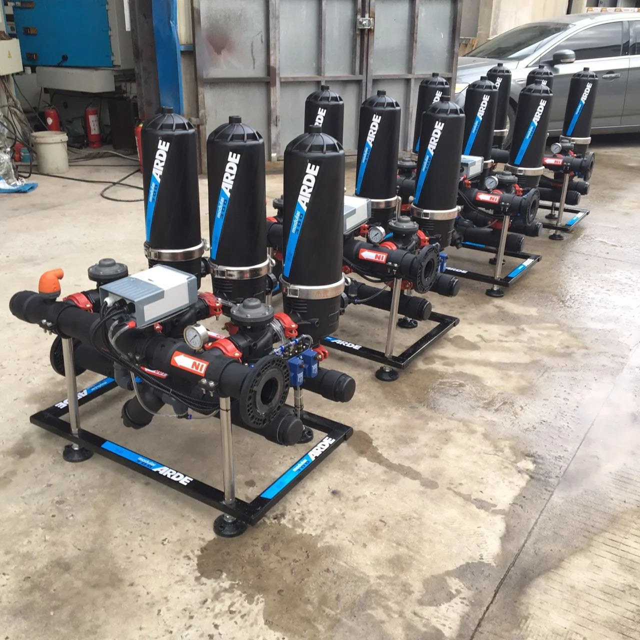 2024 Agricultural Automatic Filtration System Backwash Water Irrigation Auto Self Cleaning Disc Filter