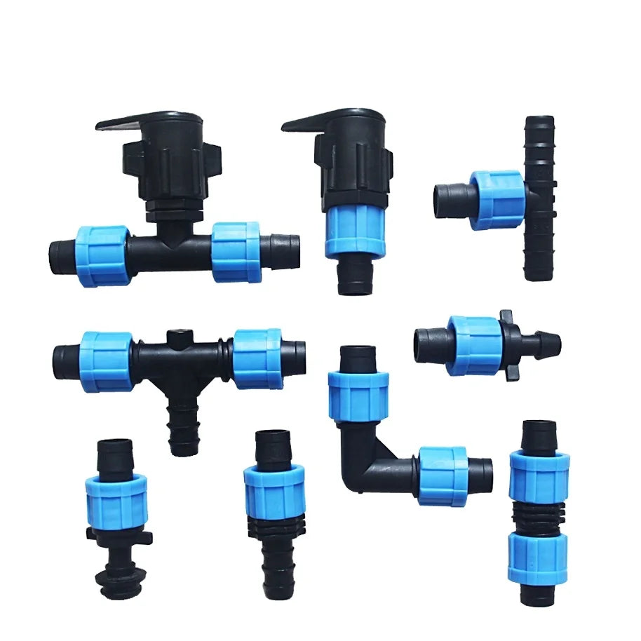 Plentirain Agriculture Irrigation Drip Tape Fitting Plastic Fittings Connectors