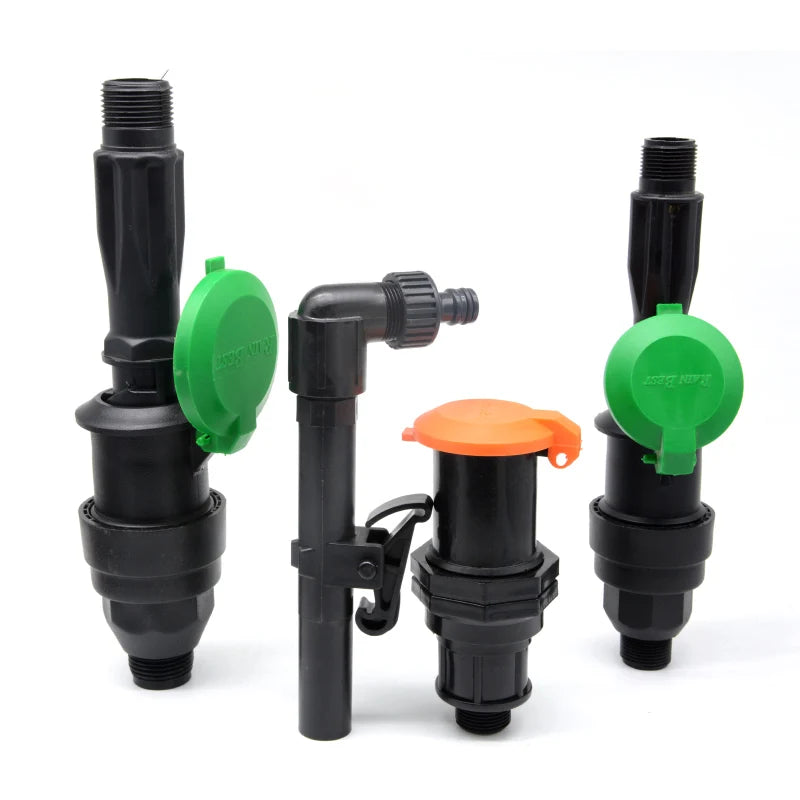 3/4\" Plastic Quick Coupling Water Valve for Garden & Home Irrigation 4-Inch Water Intake Valve Tool for Home & Agricultural Use