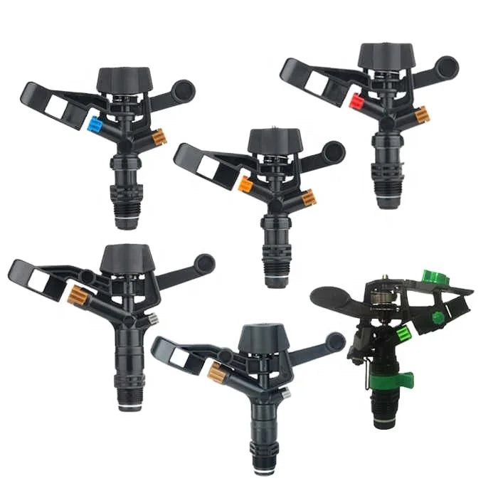 Plentirain Agricultural 360 Rotary Iet Spray Nozzle Impact Garden Sprinklers Irrigation Plastic Impact Sprinkler