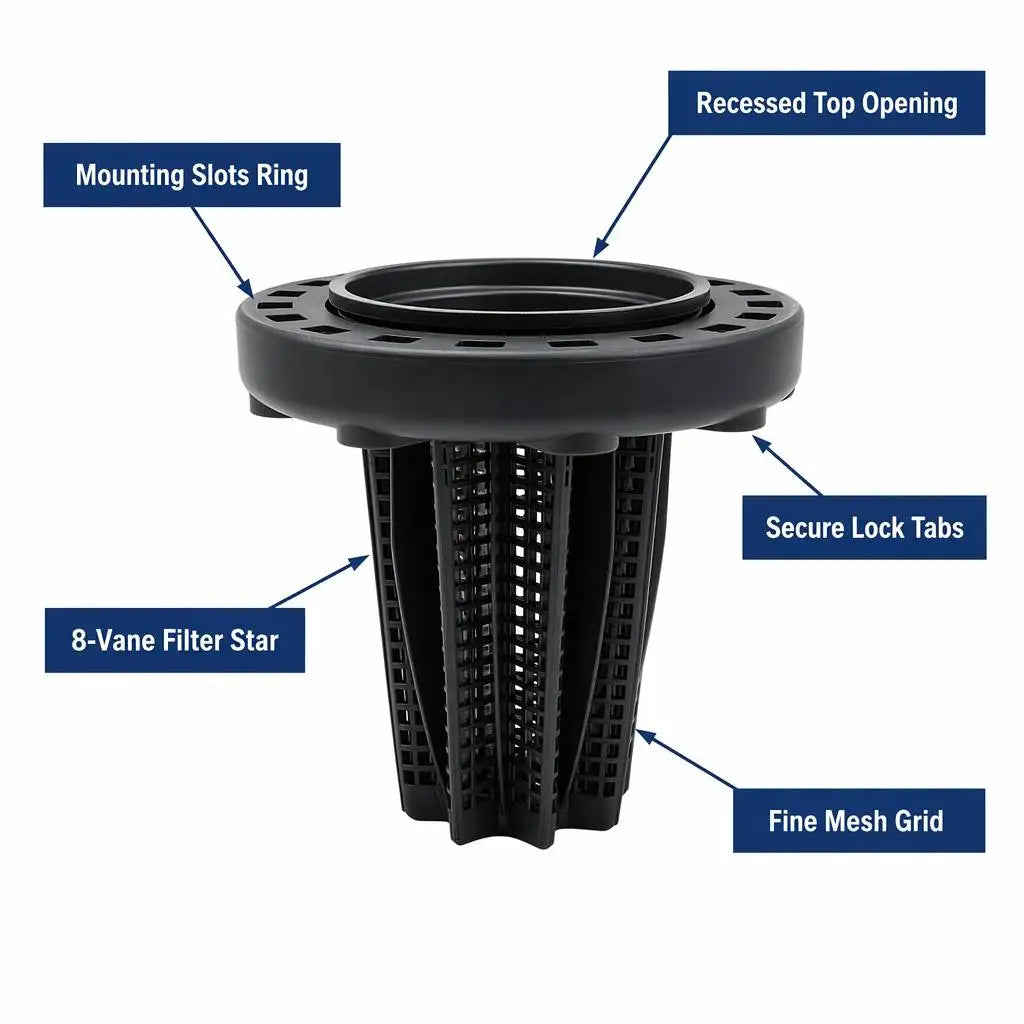 Durable Plastic Foot Valve Integrated Mesh Filter Check Valve Water Pump Suction Hose