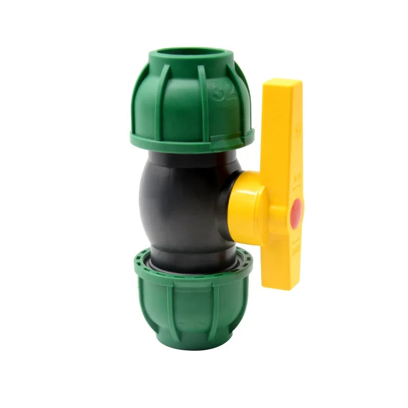 Double Union Brass Ball Valve PP HDPE Plastic Ball Valves for Water Supply and Irrigation