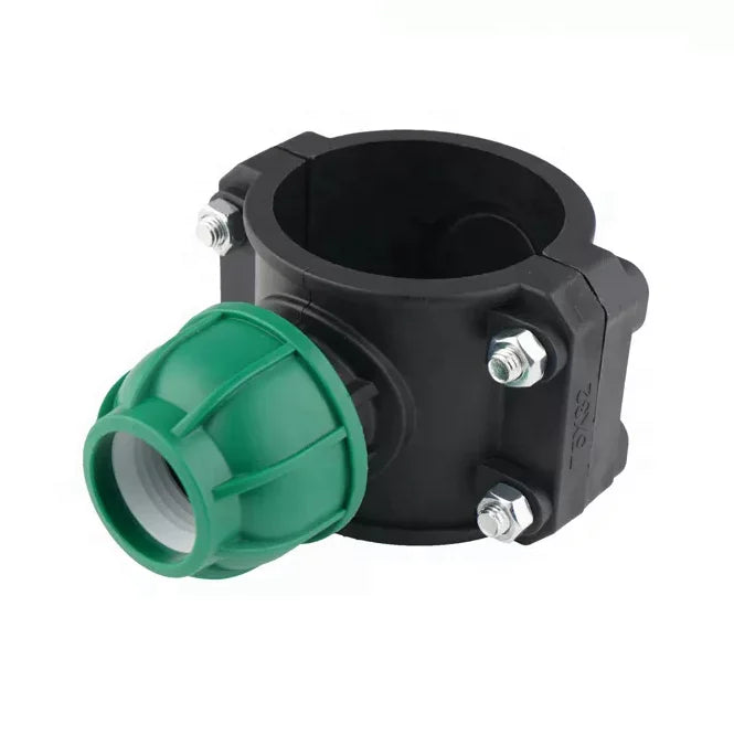 Plastic Clamp Saddle Pipe Clamp Saddle Coupling Saddle for Water Supply and Irrigation