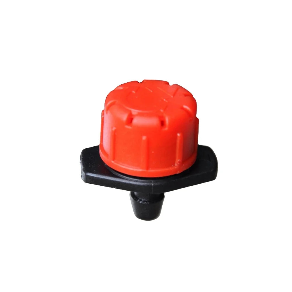 8 Holes Irrigation Red Adjustable Dripper for Greenhouse, Gardening, Orchard