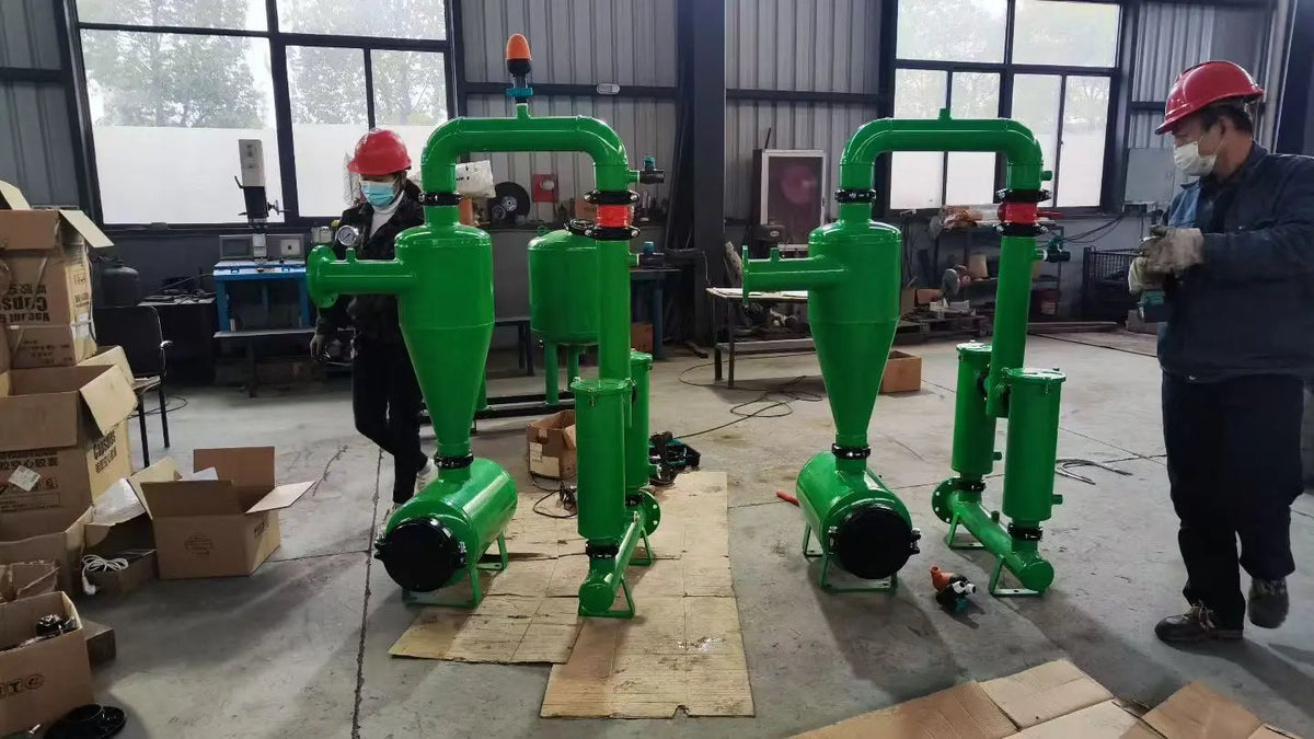 HYRT 自动反冲洗砂滤器，可防止堵塞，适用于农业滴灌带和喷灌系统