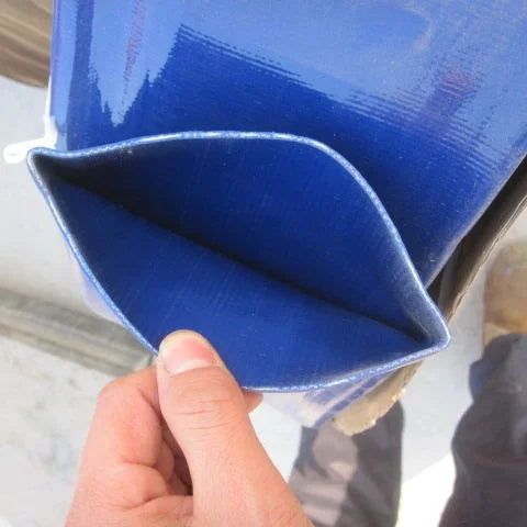 Blue PVC Layflat Discharge Hose 2Inch 3Inch 4 Inch PVC Lay Flat Water Hose