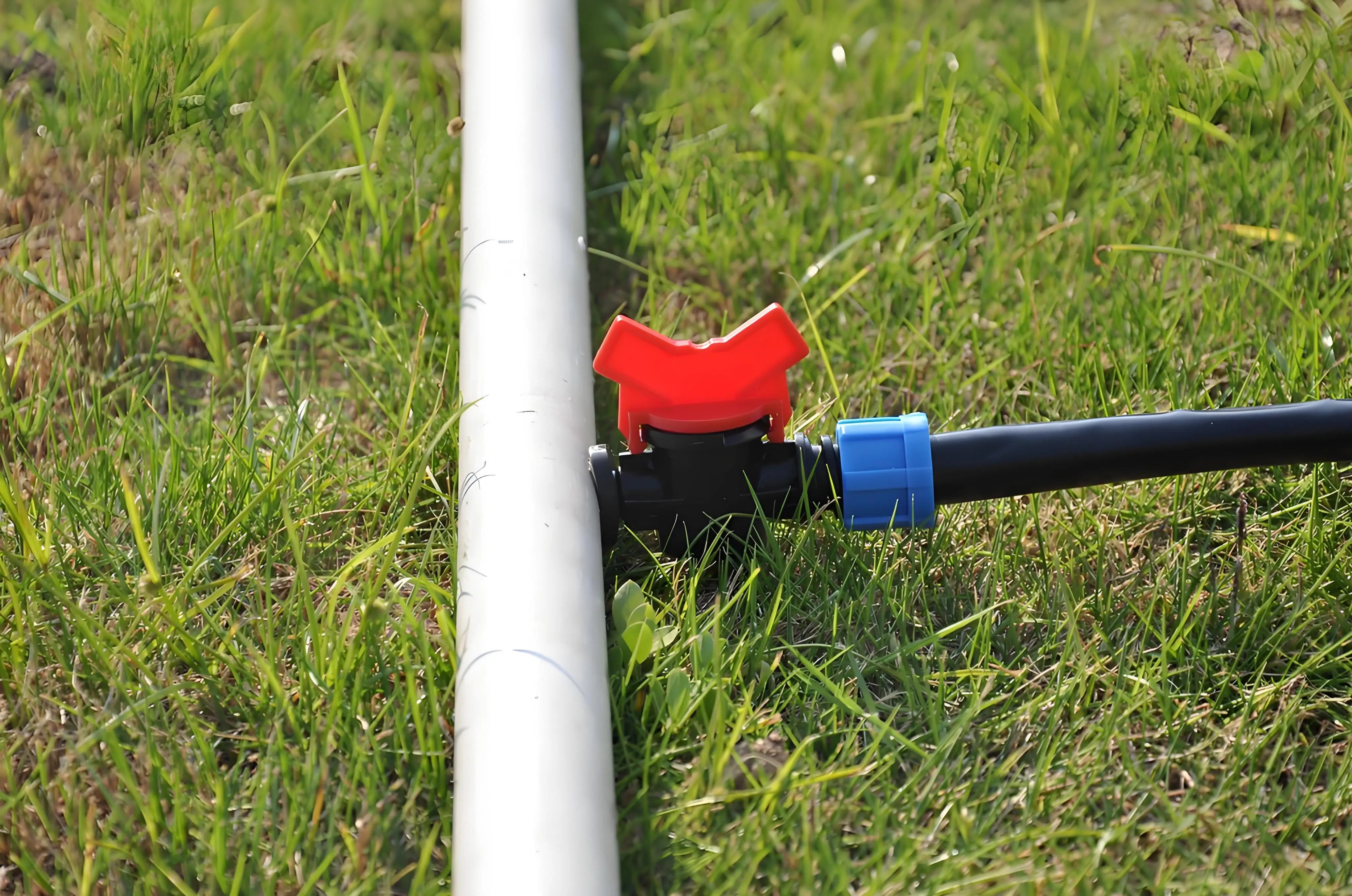 Drip Irrigation System Fittings Drip Tape Connector Drip Tape Mini Valve for Farm Garden