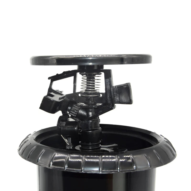 Pop Up Sprinkler for Lawn Garden Irrigation System Automatic Rotating Water Spray 1/2 Inch Thread Adjustable Nozzle